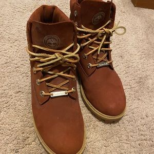 maroon timberland size 7